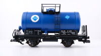 LGB G 4040 Kesselwagen (Tankwagen Aral, blau), Speichenräder aus Kunststoff, RhB/St.LB. (neu beschriftet)