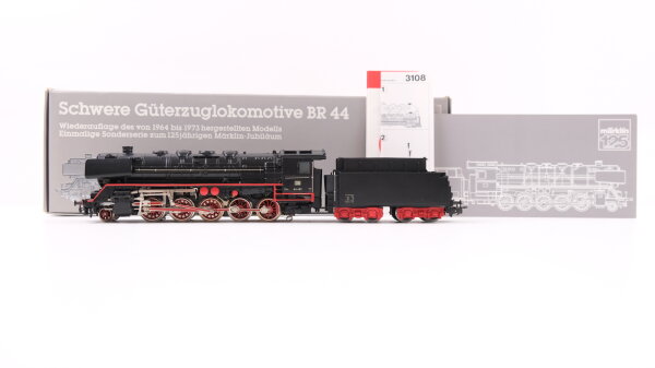 Märklin H0 3108 Schlepptenderlokomotive BR 44 der DB Wechselstrom Analog (vermutlich verharzt)