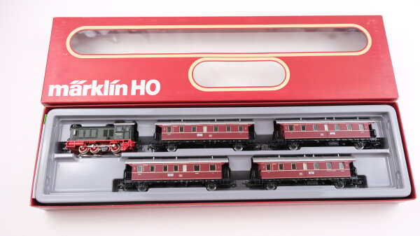 Märklin H0 2858 Personenzug "Donnerbüchsen" der DB Wechselstrom Analog