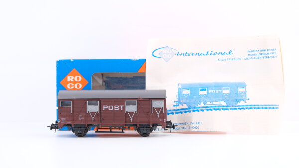 Roco H0 4373 ged. Güterwagen "Post" NS