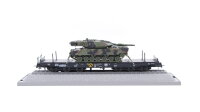 Roco H0 845 Minitanks Flachwagen Rlmmps mit Bergepanzer 2 DB