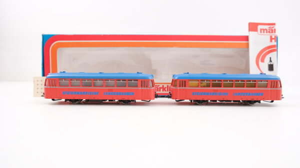 Märklin H0 3140 Triebwagen Schienenbus BR VT 21 + VS 32 der STLB Wechselstrom Analog