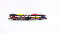 Roco H0 46999 Autotransportwagen-Set mit PKW DB