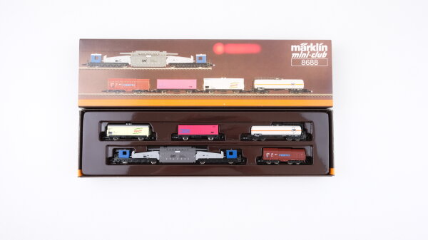 Märklin Z 8688 Güterwagen-Set "Regionalwagen Süd-West" der DB