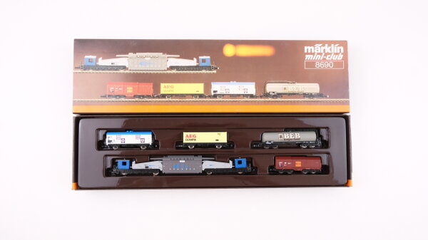 Märklin Z 8690 Güterwagen-Set "Regionalwagen West" der DB