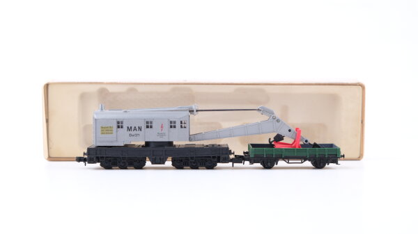 Arnold N 0465 Kranwagen "MAN" mit Hilfswagen DB