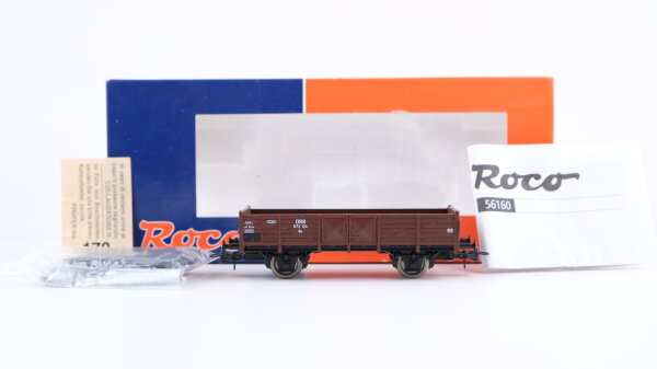 Roco H0 56160 Niederbordwagen 672 124 0a ÖBB