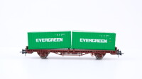 Roco H0 66988 Containerwagen "Evergreen" SNCF