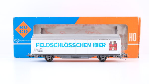 Roco H0 4340C Schiebewandwagen Feldschlösschen Bier SBB