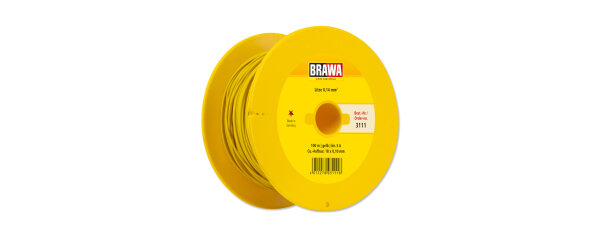 Brawa 3111 Litze 0,14 mm², gelb