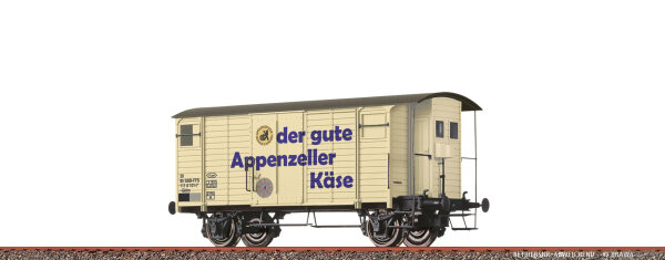 Brawa H0 47884 Gedeckter Güterwagen Gklm "Appenzeller" SBB