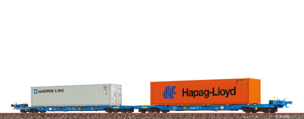 Brawa H0 48109 Containerwagen Sffggmrrss36 "MAERSK / Hapag-Lloyd" AAE