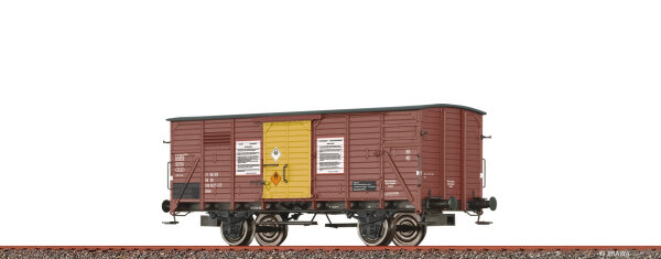 Brawa H0 49072 Gedeckter Güterwagen Gklm „Tetraethylblei” DR