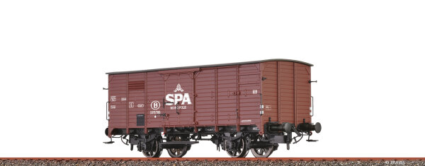 Brawa H0 49886 Gedeckter Güterwagen G10 "Spa Monopole" SNCB