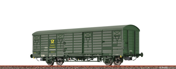 Brawa H0 49922 Gedeckter Güterwagen Post2s-t/13 „Deutsche Bundespost” DR