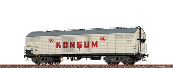 Brawa H0 50412 Gedeckter Güterwagen Gags-v "Konsum" DR