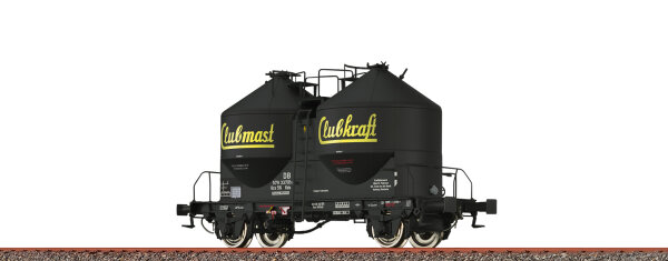 Brawa H0 50662 Staubbehälterwagen Kds56 "Clubmast Clubkraft" DB