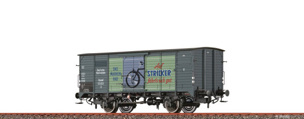 Brawa H0 50789 Gedeckter Güterwagen G "Stricker" DRG