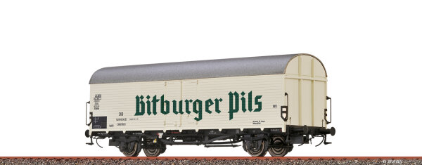 Brawa H0 50984 Gedeckter Güterwagen Tnfhs 38 "Bitburger" DB