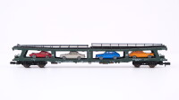 Fleischmann N 8285 Doppelstockw. Autotransport mit 8 PKW DDm 915 DB