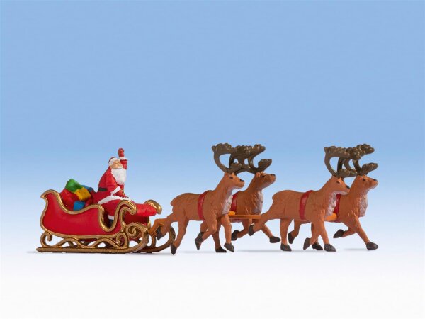 NOCH H0 15924 Weihnachtsmann mit Schlitten