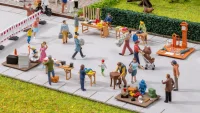 NOCH H0 16280 Figuren-Themenwelt „Flohmarkt“