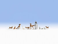 NOCH TT 45715 Hunde und Katzen