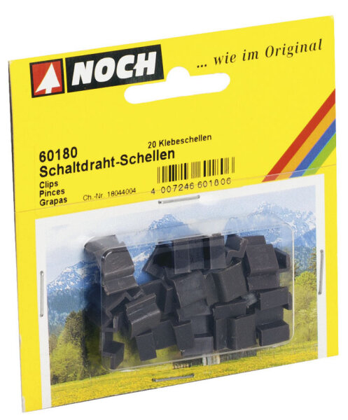 NOCH H0 60180 Schaltdraht-Schellen