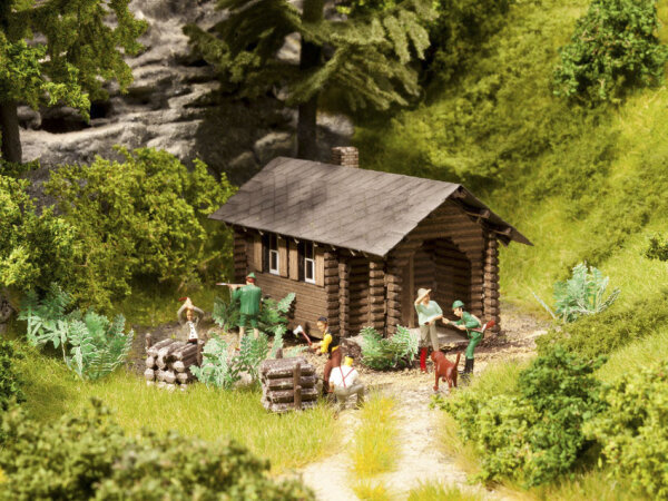 NOCH H0 65606 Themen-Set “Waldhütte”