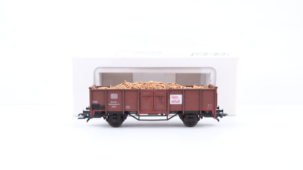 M+D H0 240 Güterwagen mit Holzbeladung DB