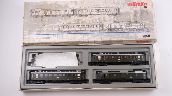 Märklin H0 2860 Schnellzug Gruppenverwaltung Bayern der DRG (unvollständig)