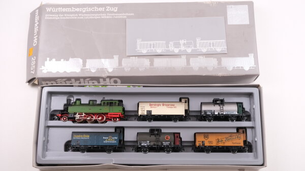 Märklin H0 2857 Zugpackung "Württembergischer Zug" Wechselstrom Analog