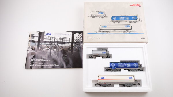 Märklin H0 4787 ETRA-Spezialgüterwagen der SBB-CFF