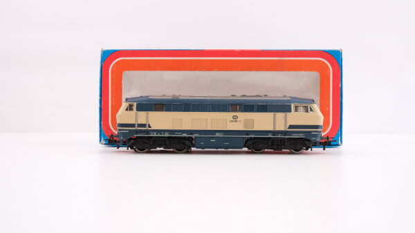 Märklin H0 3074 Diesellokomotive BR 216 der DB Wechselstrom Analog (Licht Defekt)