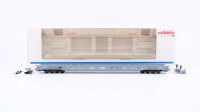 Märklin H0 4740 Niederflurwagen für Lkw-Transport  Saadkms 690 der DB