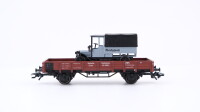 Märklin H0 84504 Niederbordwagen mit Lkw  X der DRG