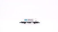 Märklin Z 8618 Güterwagen Behälter-Tragwagen (Hewlett Packard) der DB