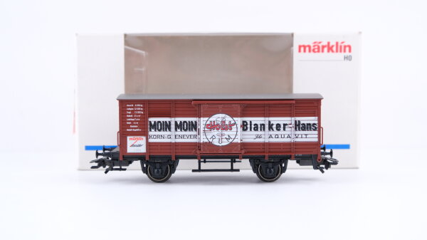 Märklin H0 84878 Gedeckter Güterwagen mit Bremserhaus  G 10 der DRG (Insider Jahreswagen 1994)