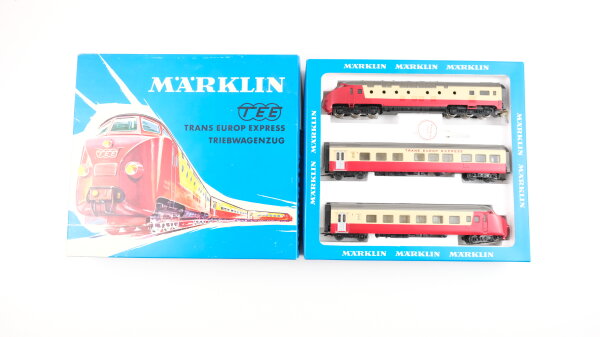 Märklin H0 3071 Triebwagenzug "Edelweiss" TEE Trans Europ Express Wechselstrom Analog