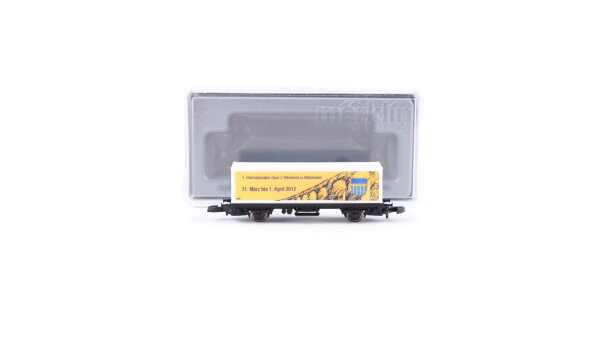 Märklin Z 8617.136 Güterwagen Behältertragwagen (4. Intern. Spur-Z-Weekend Altenbeken)