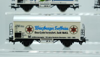 Märklin/Baur H0 Konvolut Bierwagen (Würzburger Hofbräu, Jever Pilener, König Ludwig Dunkel, Maisels Weisse)