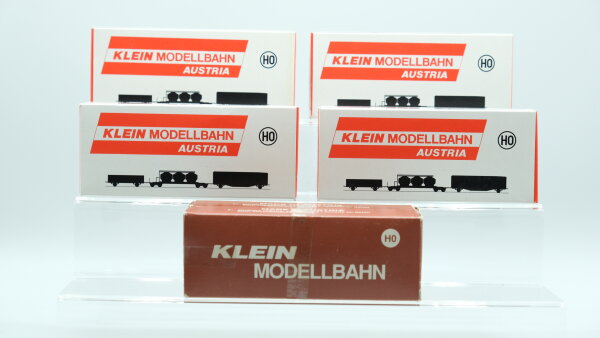 Klein Modellbahn H0 Konvolut Autotransportwagen mit Fahrzeugen, Autortransportwagen ohne Fahrzeuge, DB