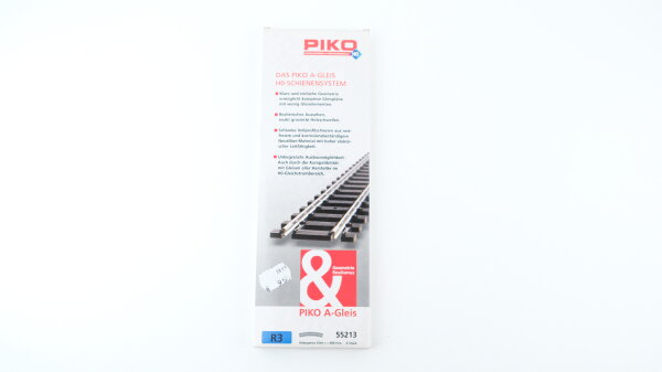 Piko H0 55213 A-Gleis R3, gebogenes Gleis r = 484 mm, 6 Stück