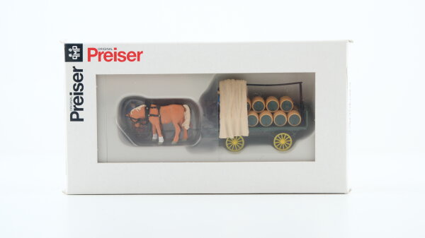 Preiser H0 27-26 Brauereigespann Postbräu Thannhausen, Sonderedition Post Museums Shop