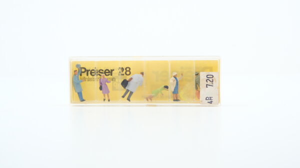 Preiser H0 28 Figurenset " Reisender und abschiednehmender"