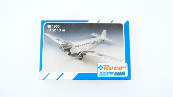 Roco H0 1800 Flugzeug-Bausatz Junkers JU 52 / 3 m