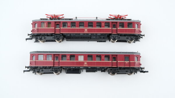 Roco H0 E-Triebwagen BR 485 mit Beiwagen BR 885 DB Gleichstrom (Licht Defekt)