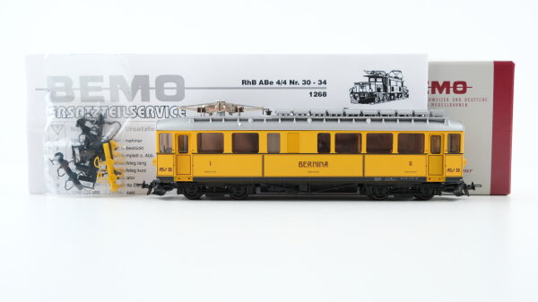 Bemo H0m 1268 160 Triebwagen Abe 4/4 30 RhB " Bernina " Analog