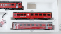 Bemo H0m 7265 130 Zugset ABe 4/4 504 RhB " Engaadiner Pendelzug "