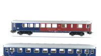 Märklin H0 Konvolut Personenwagen (blau, 1.Kl.), Personenwagen mit Speiseraum, DB